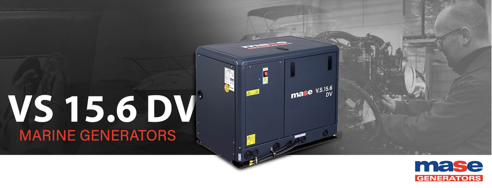 MASE GENERATORS - VS 15.6 DV - 15 KW - 50/60Hz - Variable Speed (RPM) VS - 15-6DV - MAIN